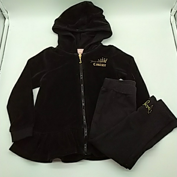 Juicy Couture Other - Juicy Couture Toddler Girls black 2pc Sweats 3T